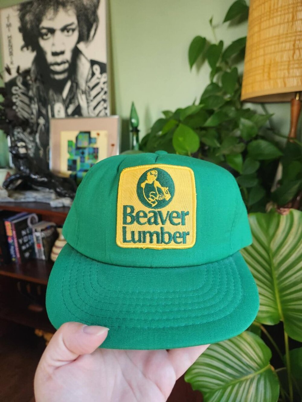 Vintage Beaver Lumber Snapback Trucker Hat